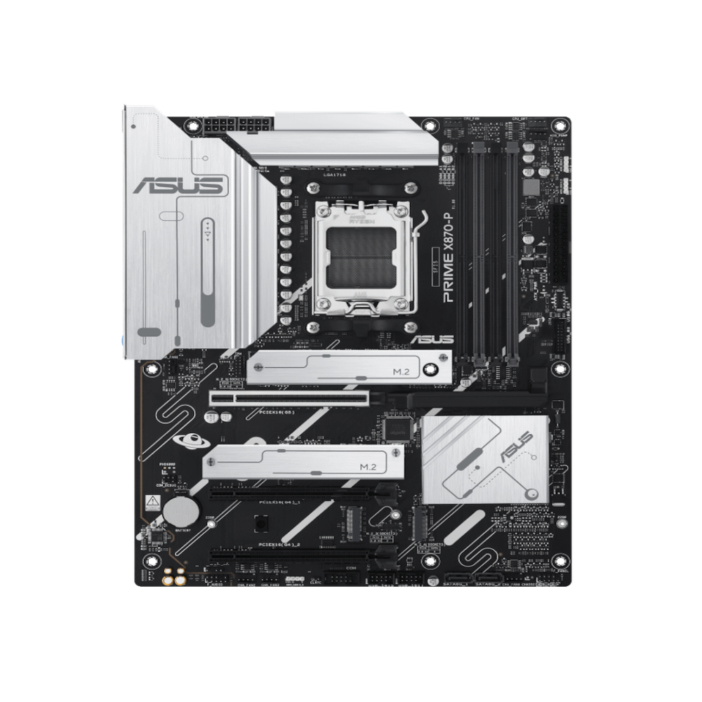 ASUS MB PRIME X870-PX870, AM5; 4xDDR54x M.2; 2x SATA,HDMI,10x USB, RAID,ATX slika 3