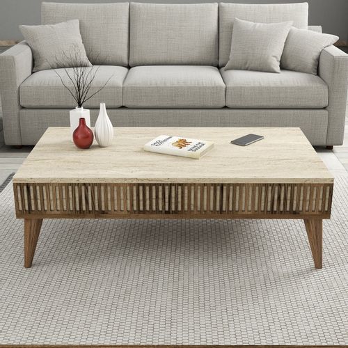 Milan - Walnut, Travertine Walnut
Travertine Coffee Table slika 2