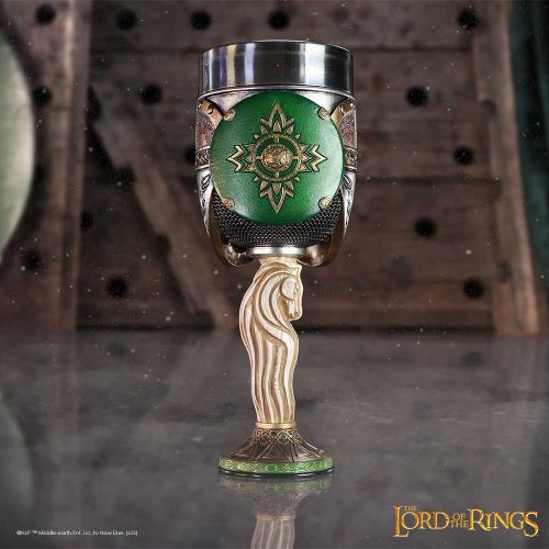 NEMESIS NOW LORD OF THE RINGS ROHAN GOBLET 19.5CM slika 6