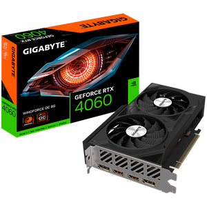GIGABYTE Video Card NVIDIA GeForce RTX 4060 WINDFORCE OC 8G, GDDR6 8GB/128bit, PCI-E 4.0 x8, 1x8-pin, Retail