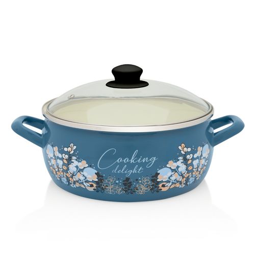 Metalac plitka posuda za kuhanje  blue cooking 24cm / 5,30lit slika 1