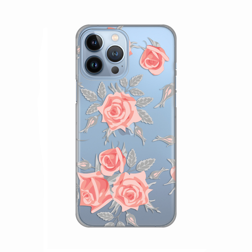 Torbica Silikonska Print Skin za iPhone 13 Pro Max Elegant Roses slika 1