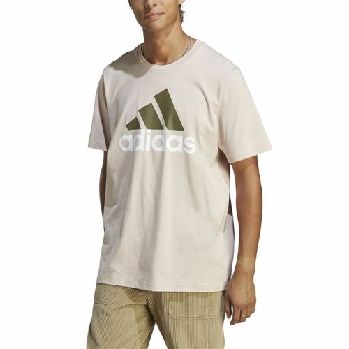 Muška Majica Kratkih Rukava Adidas Essentials Bež L slika 3