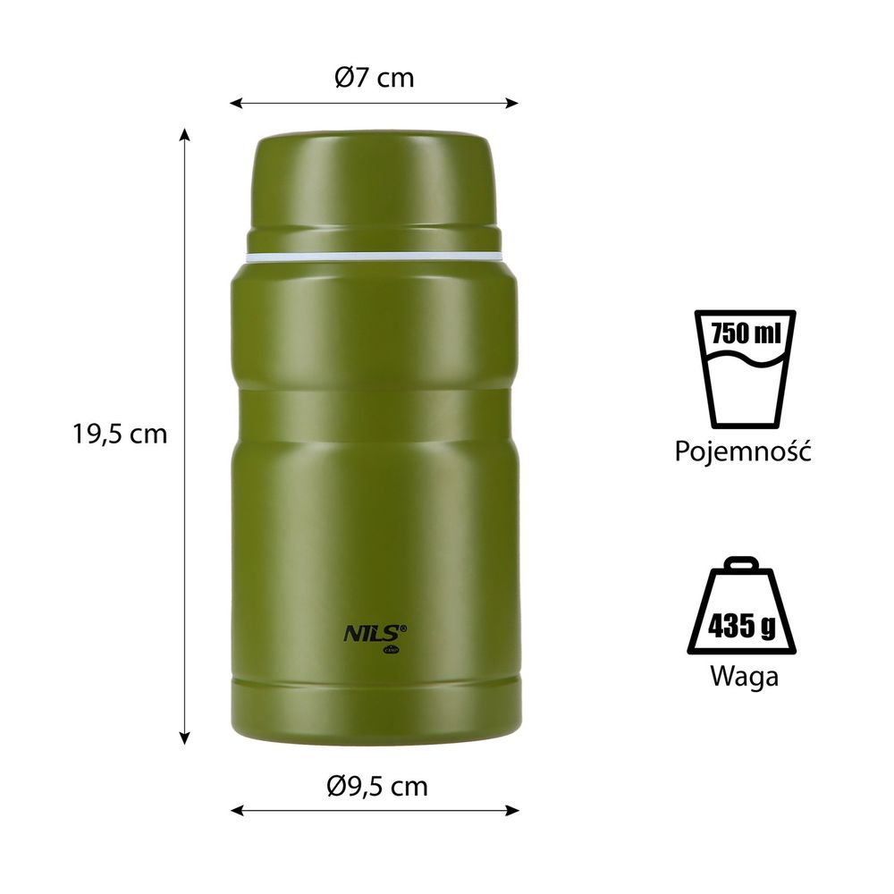 Nct02 termos set 750ml nils camp slika 4