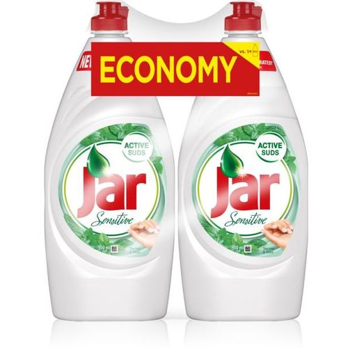 Jar Sensitive Teatree & Mint, 2x900 ml, deterdžent za ručno pranje posuđa slika 1