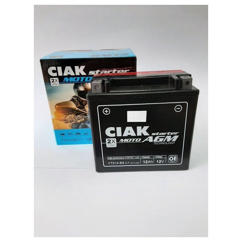 MOTO AKUMULATOR CIAK AGM 12V-12AH L+ slika 1