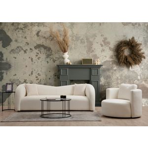 Asos Cream - 3 Cream 3-Seat Sofa