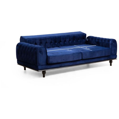 Arredo Capitone v2 - Navy Blue Navy Blue 3-Seat Sofa-Bed slika 8