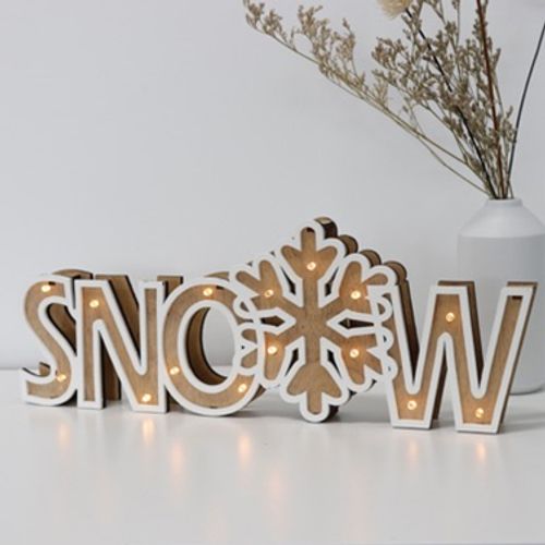 Novogodišnja dekoracija LED WOOD LIGHT XM6036 - Snow slika 1