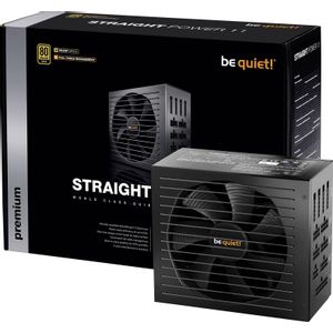 be quiet! BN284 STRAIGHT POWER 11 850W, 80 PLUS Gold efficiency (up to 93%), Virtually inaudible Silent Wings 3 135mm fan, Four PCIe connectors for overclocked high-end GPUs