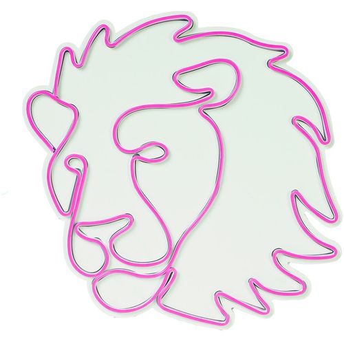 Wallity Ukrasna plastična LED rasvjeta, Lion - Pink slika 13