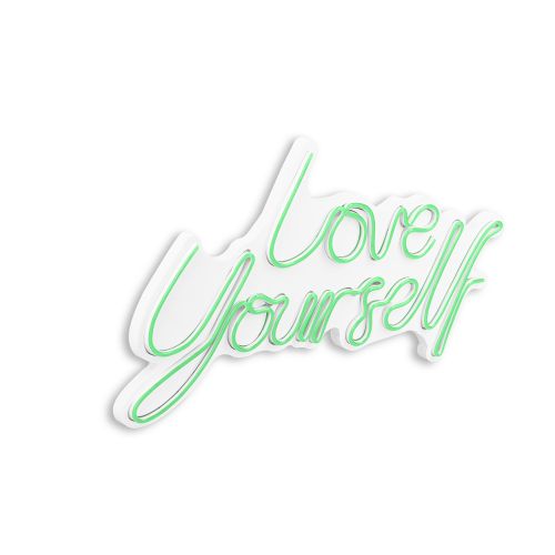 Wallity Zidna LED dekoracija, Love Yourself - Green slika 7