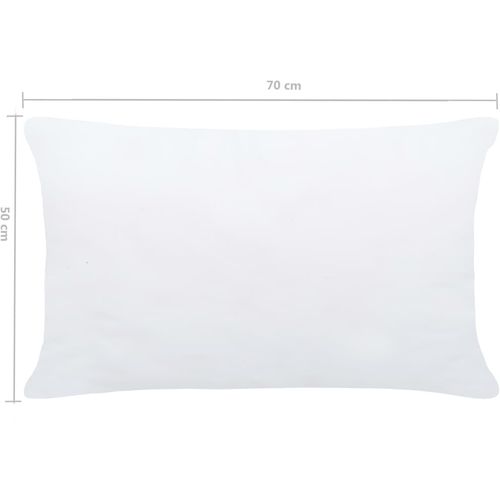 Punjenja za jastuke 2 kom 70 x 50 cm bijela slika 6