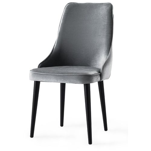 Seyhan - Grey - 3 Grey Chair Set (4 Pieces) slika 2