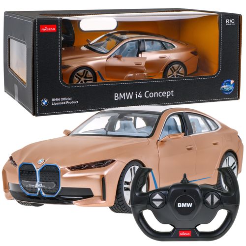 Licencirani auto na daljinsko upravljanje  BMW I4 Concept 1:14 RASTAR - zlatni slika 9