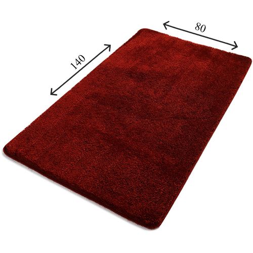 Havai - Red (80 x 140) Red Acrylic Bathmat slika 3