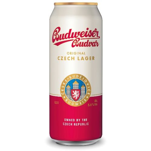 Budweiser premium svijetlo  lager pivo  0,5l lim. slika 1