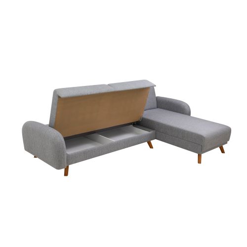 Ugaona sofa na razvlačenje Atelier Del Sofa Hera 2 - Siva slika 11