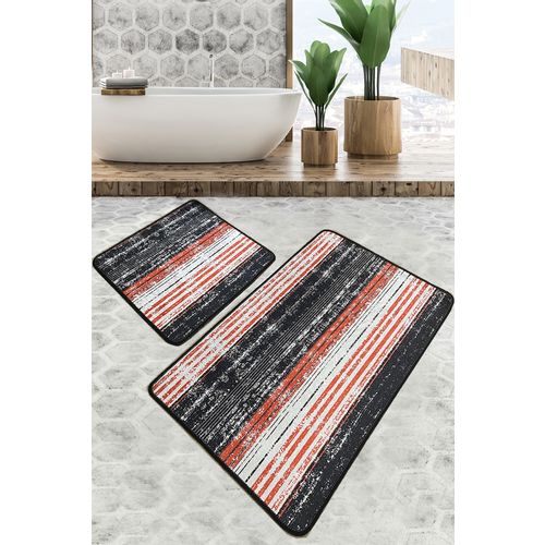 Flang Multicolor Bathmat Set (2 Pieces) slika 1