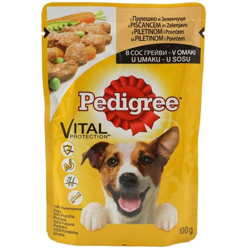 PEDIGREE s piletinom i povrćem u umaku, 100 g slika 1