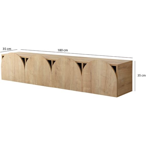 Mesta - Oak Oak TV Stand slika 7