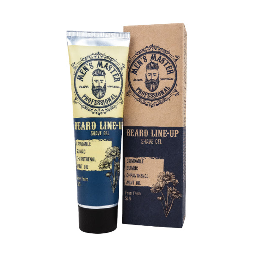 Men's Master gel za brijanje i oblikovanje linija brade 100ml slika 1