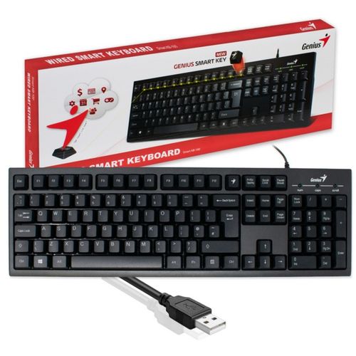 Genius Smart KB-100 USB US tastatura crna slika 3