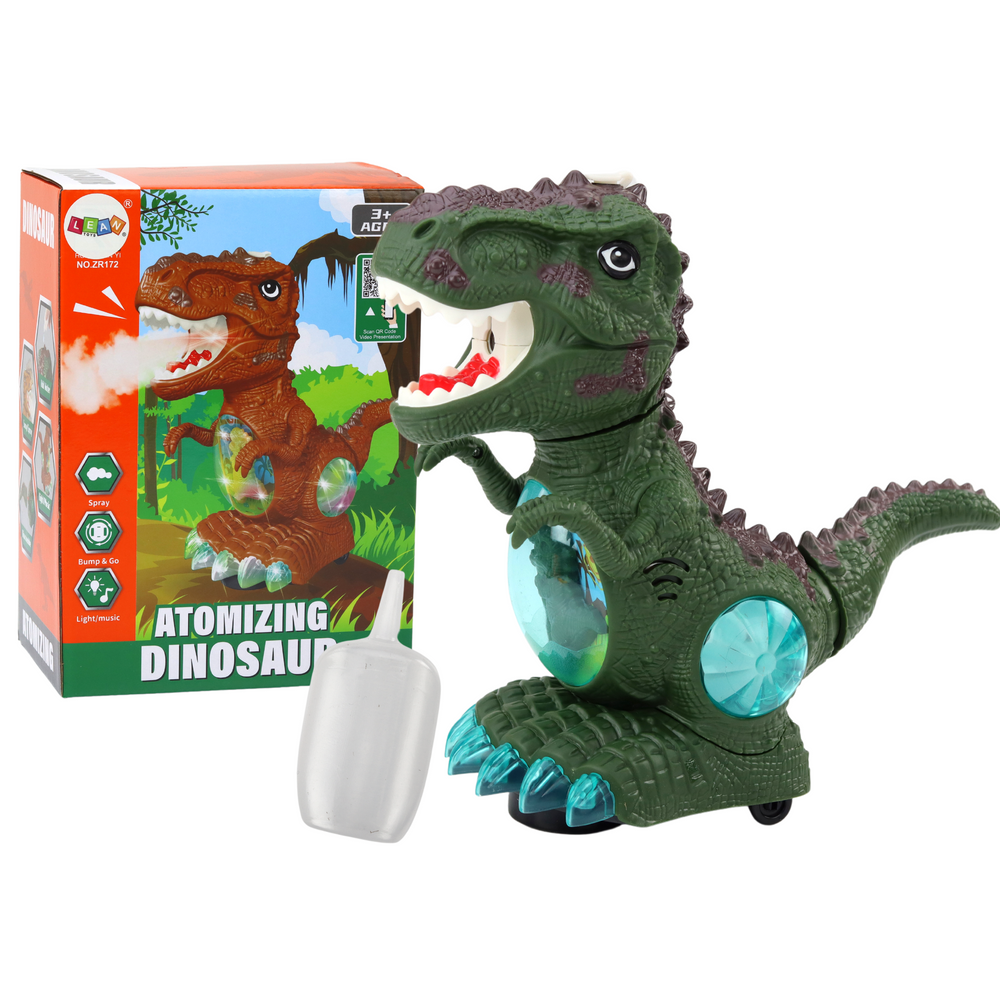 Rasplesani dinosaur sa senzorom za prepreke zeleni slika 1