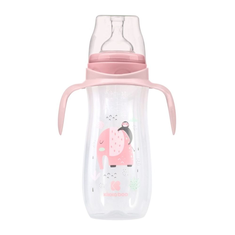 Kikka Boo Plastična flašica Jingle Jungle 400ml 3m+ Pink slika 1
