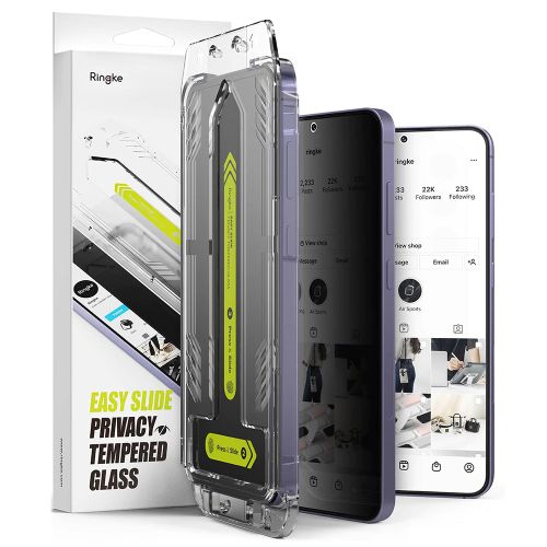 Ringke - Easy Slide kaljeno staklo (2 kom) za Samsung Galaxy S24 Plus - Privacy slika 1