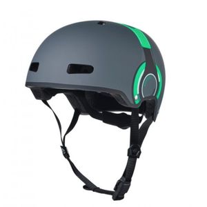 Micro Kaciga ABS Helmet, Headphone Green M