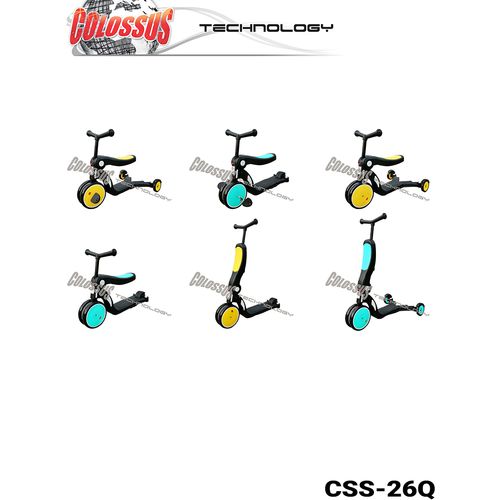 DEČIJI TROTINET, TRICIKL I GURALICA 6U1 CSS-26Q COLOSSUS slika 1