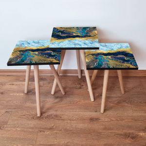 Set Nesting Stolova (3 Komada) - Različite Boje