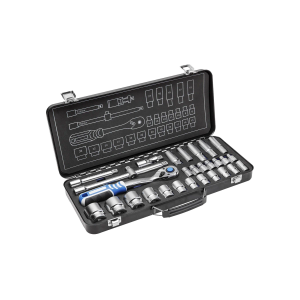 Högert Set nasadnih ključeva 1/2" 29-dijelni, CrV/CrMo, čegrtaljka 72 zuba 