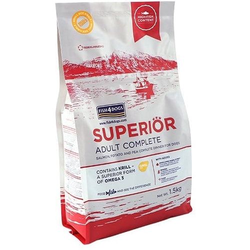 Fish4Dogs Superior Salmon, Regular kibble -  srednje granule, losos 12 kg slika 1