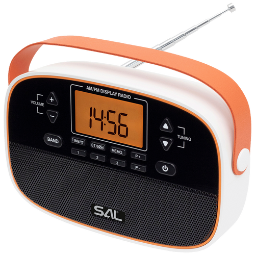 SAL Radio prijemnik, AM / FM, alarm, LCD zaslon - RPR4LCD slika 1