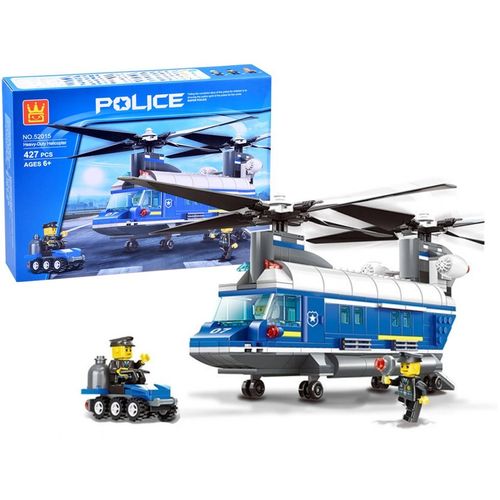 Kreativne kocke - policijski helikopter slika 1