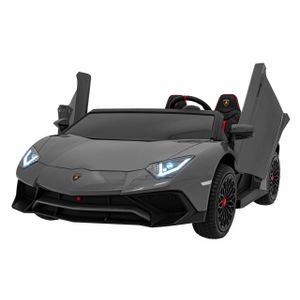 Licencirani auto na akumulator Lamborghini Aventador SV STRONG - dvosjed - sivi