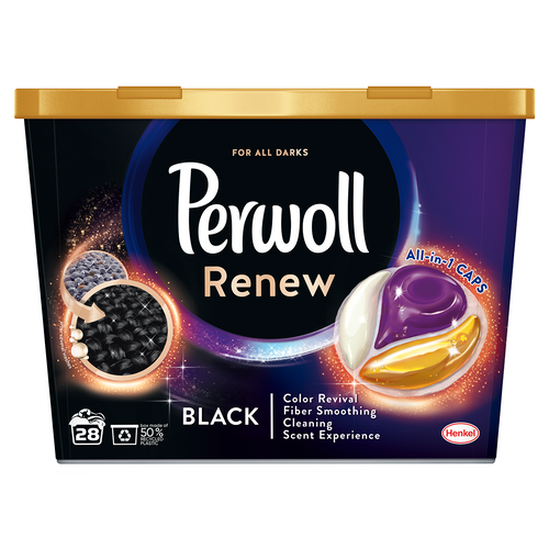 Perwoll Renew&Care kapsule Black 28 pranja slika 1