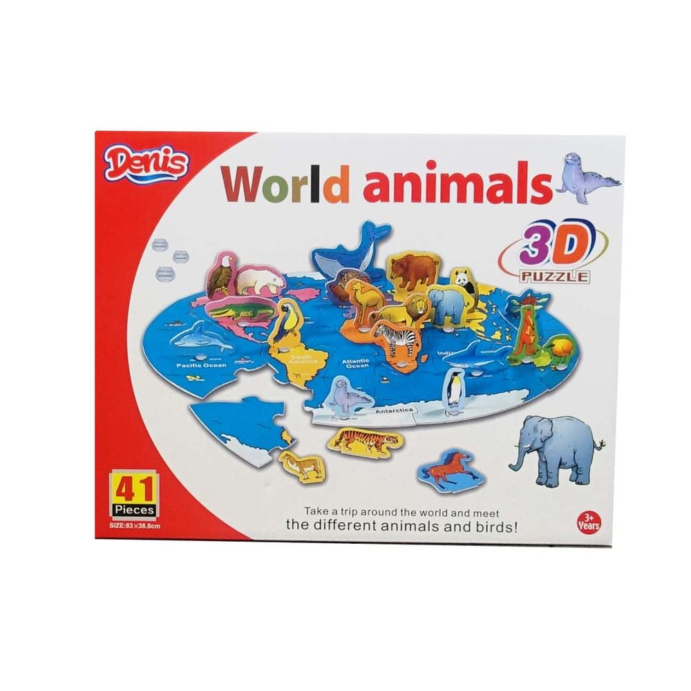 3D Puzzle / Slagalica, Životinje svijeta slika 2