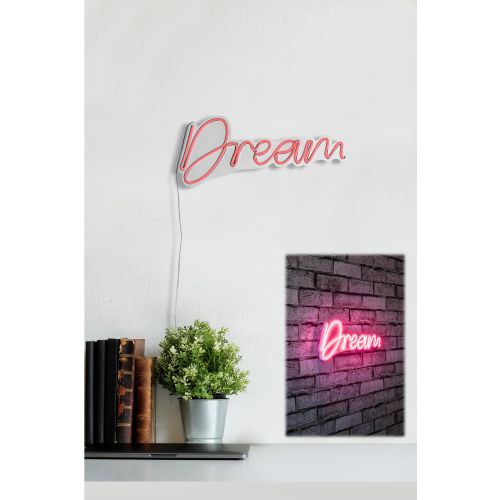 Dream - Pink Pink Decorative Plastic Led Lighting slika 3