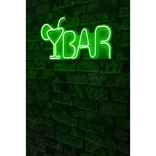 Wallity Ukrasna plastična LED rasvjeta, Bar - Green slika 9