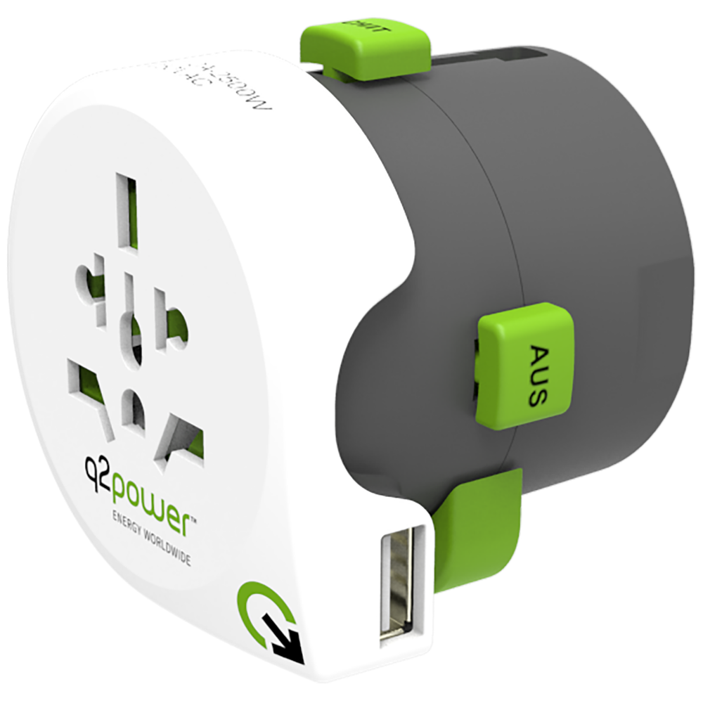 q2power Adapter, strujni, univerzalni, USB - QDAPTER USB slika 1
