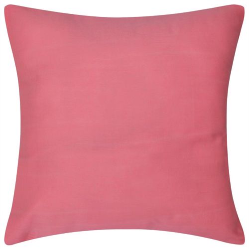 130936 4 Pink Cushion Covers Cotton 80 x 80 cm slika 14