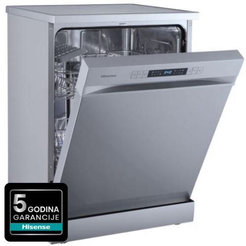 Hisense HS622E10X Samostojeća mašina za pranje sudova, 13 kompleta, Širina 59.8 cm, Siva slika 1