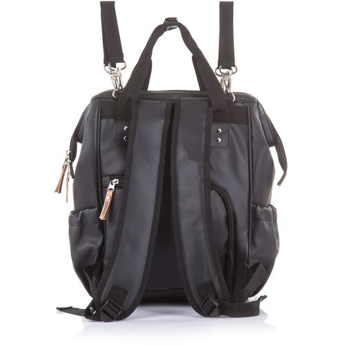 Chipolino torba / ruksak Black leather  slika 5