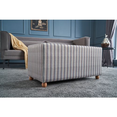 Berta Puf Uzun Multicolor Pouffe slika 3