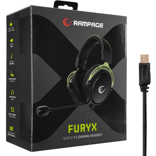 Rampage rm-f5 fury-x slušalice slika 6