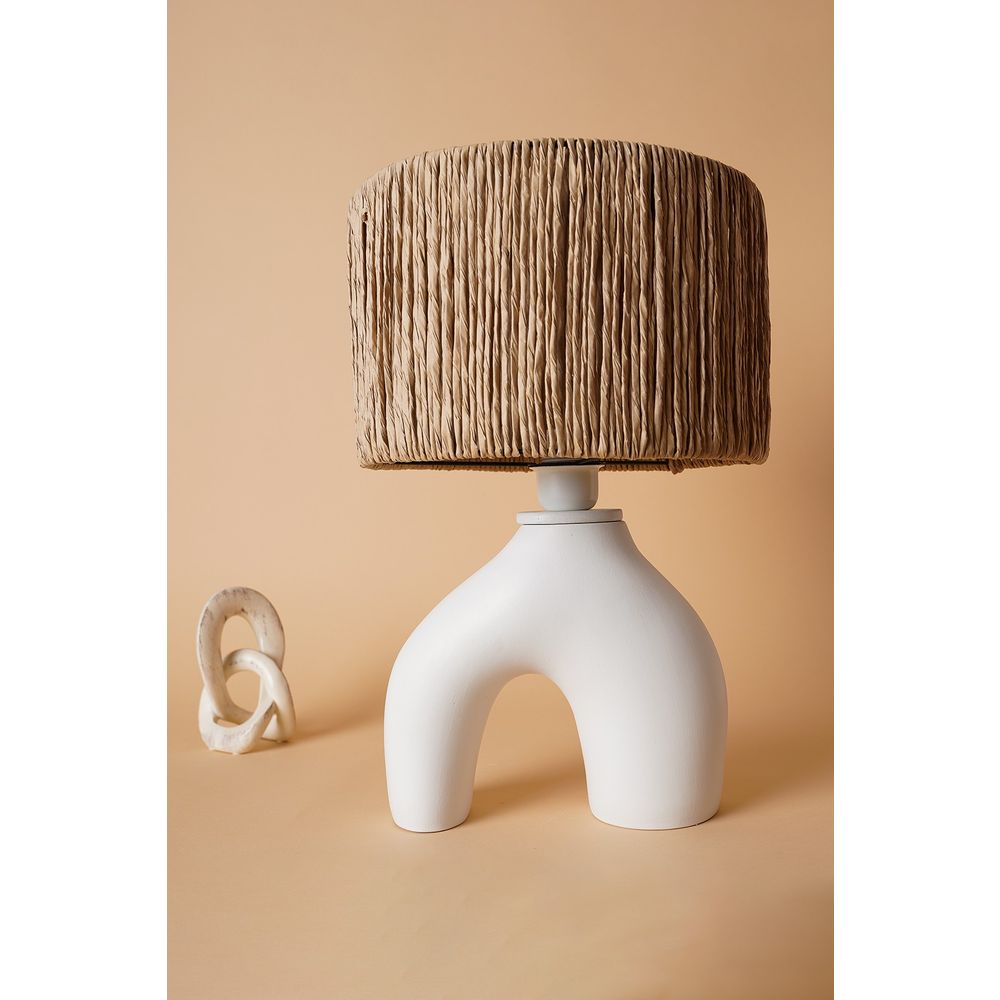 YL591 Bijela Hrastova Lampa za Sto slika 1