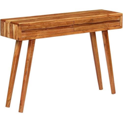 Konzolni stol od masivnog bagremovog drva 118 x 30 x 80 cm slika 9